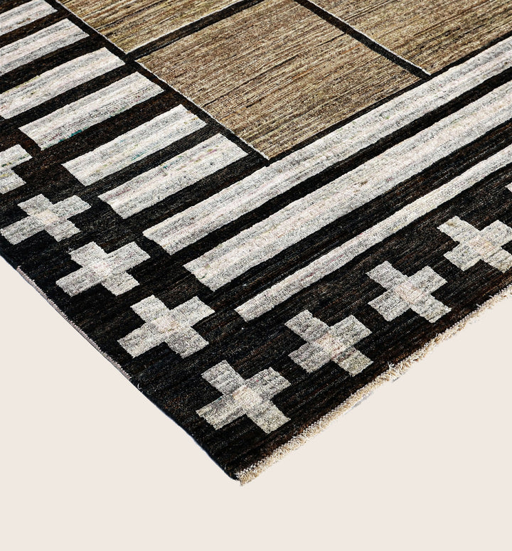 Image for Brown Alchemy Traditional Wool Silk Blend Rug - 10' x 14'1"