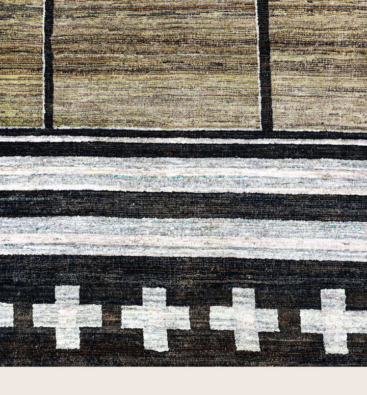 Image for Brown Alchemy Traditional Wool Silk Blend Rug - 10' x 14'1"