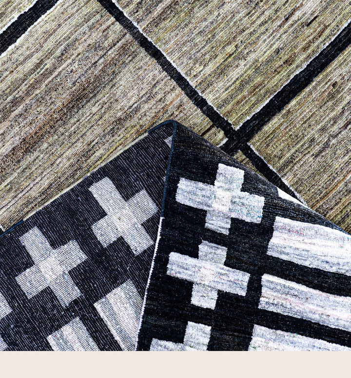 Image for Brown Alchemy Traditional Wool Silk Blend Rug - 10' x 14'1"