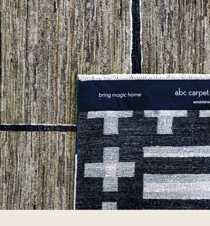 Image for Brown Alchemy Traditional Wool Silk Blend Rug - 10' x 14'1"