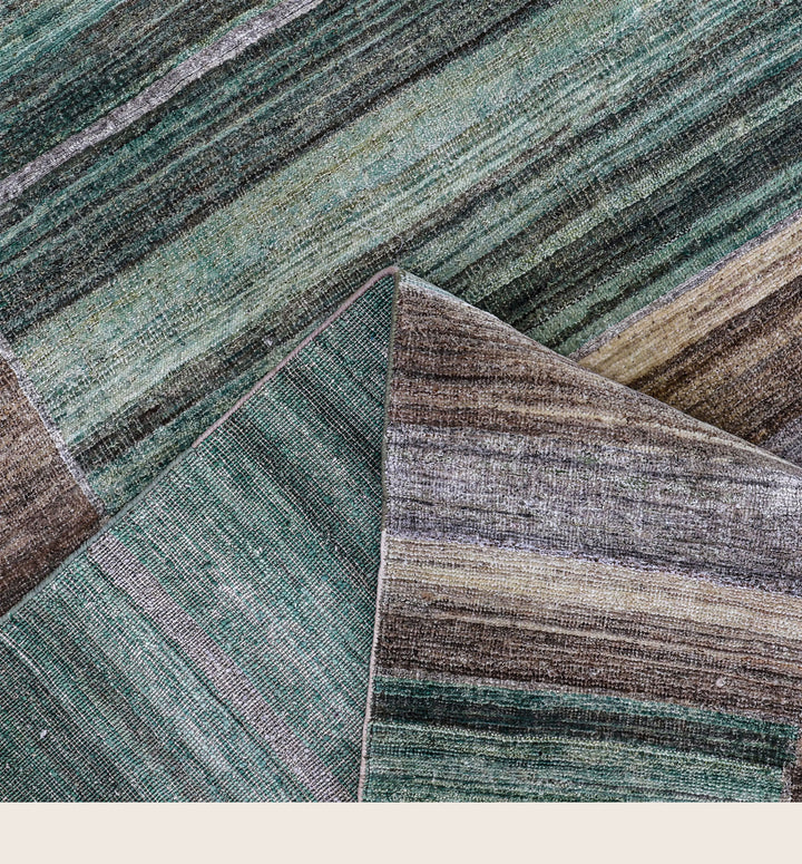 Image for Green Alchemy Traditional Wool Silk Blend Rug - 10'4" x 13'9"