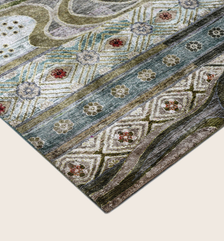 Image for Sage Alchemy Contemporary Silk Rug - 5'9" x 9'3"
