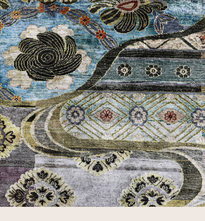 Image for Sage Alchemy Contemporary Silk Rug - 5'9" x 9'3"