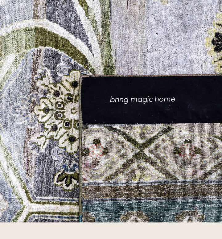 Image for Sage Alchemy Contemporary Silk Rug - 5'9" x 9'3"