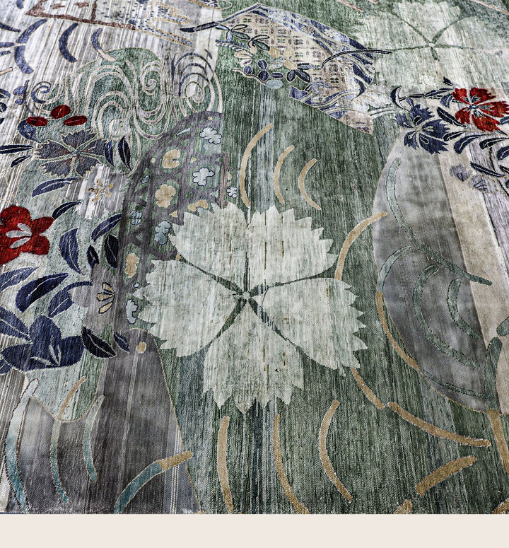Image for Sage Alchemy Contemporary Silk Rug - 5'10" x 9'1"