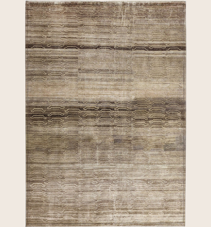 Image for Brown Alchemy Textured Wool Silk Blend Rug - 8'9" x 12'5"