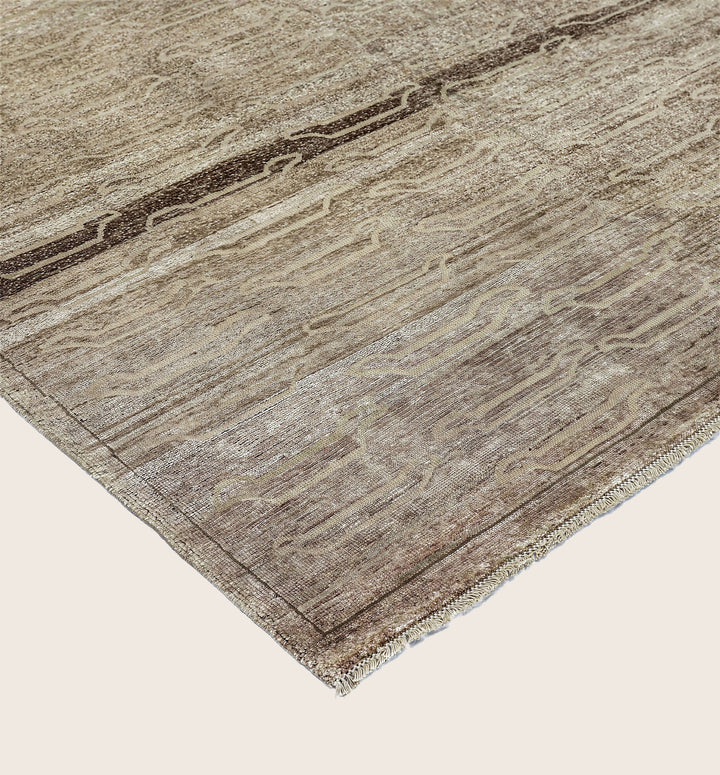 Image for Brown Alchemy Textured Wool Silk Blend Rug - 8'9" x 12'5"