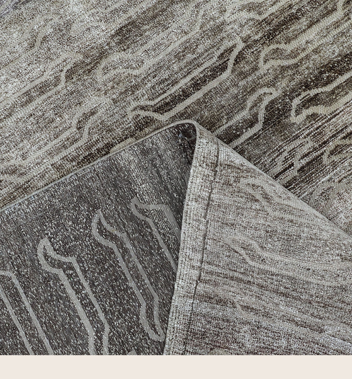 Image for Brown Alchemy Textured Wool Silk Blend Rug - 8'9" x 12'5"