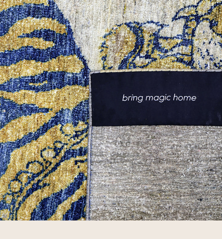 Image for Natural Alchemy Transitional Wool Silk Blend Rug - 5'10" x 4'2"