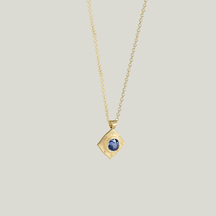 Image for Blue Sapphire Drops of Happiness Pendant Necklace