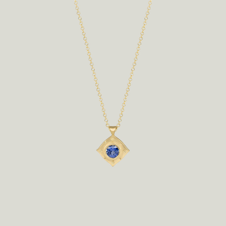 Image for Blue Sapphire Drops of Happiness Pendant Necklace