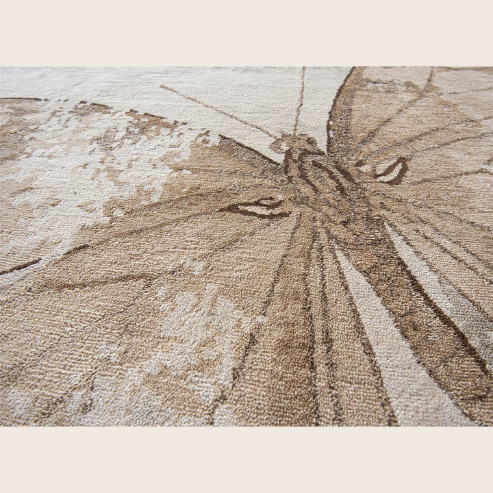 Image for Aurora Contemporary Silk Wool Blend Rug