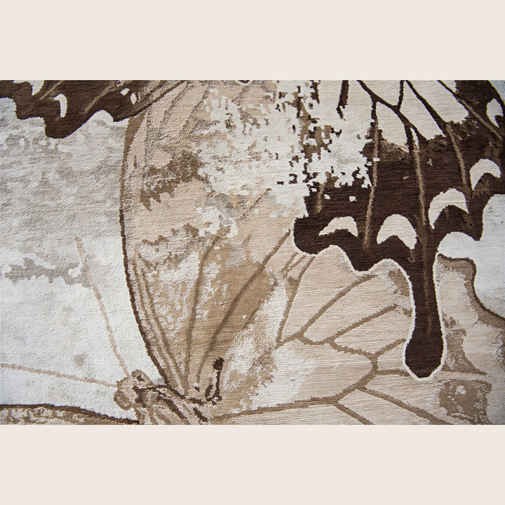 Image for Aurora Contemporary Silk Wool Blend Rug