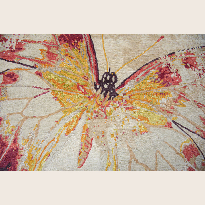 Image for Aurora Contemporary Silk Wool Blend Rug