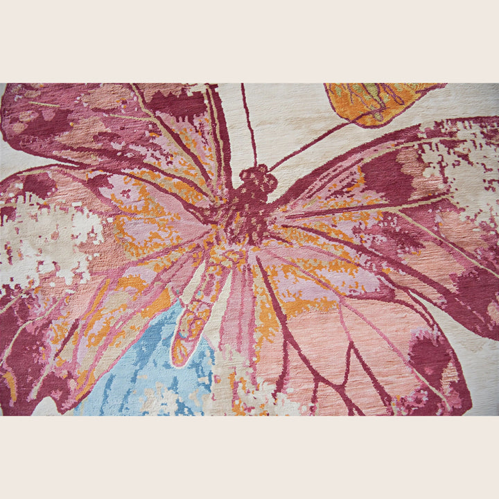 Image for Aurora Contemporary Silk Wool Blend Rug