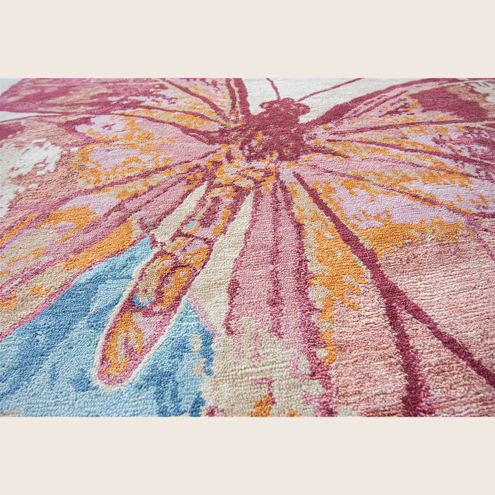 Image for Aurora Contemporary Silk Wool Blend Rug