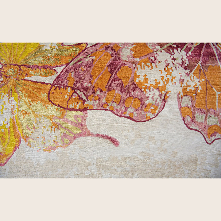 Image for Aurora Contemporary Silk Wool Blend Rug