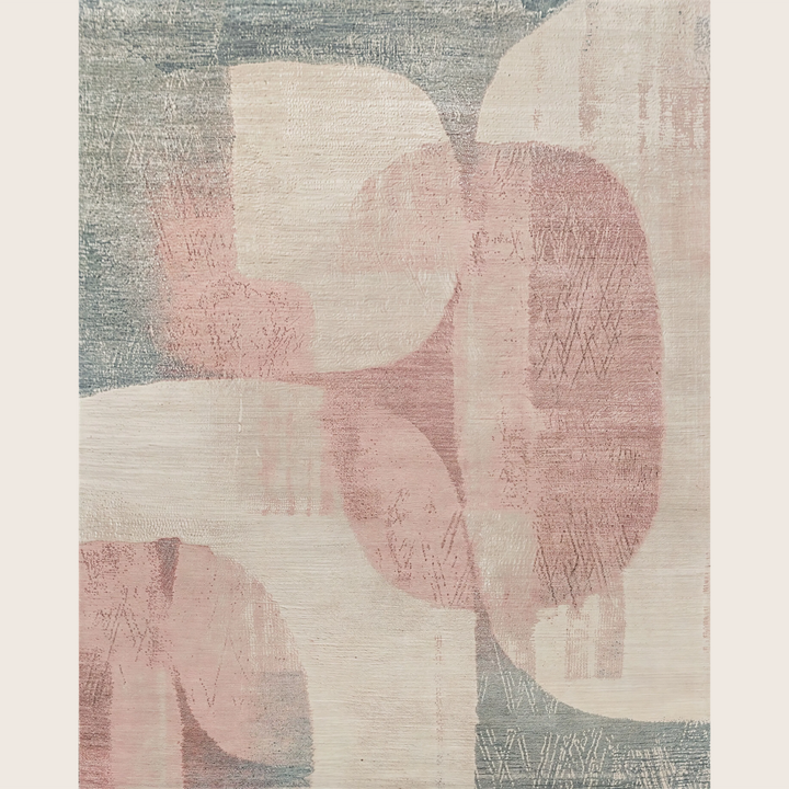Image for Contemporary Wool Silk Blend Rug - 8' x 10'