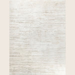 Image for White Textured Wool Silk Blend Rug - 8'1" x 10'0"