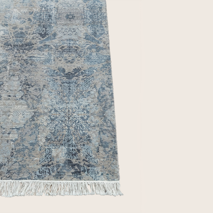 Image for Blue Grey Transitional Wool Rug - 8'11" x 12'1"