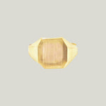 Image for Vintage 14K Yellow Gold Signet Ring