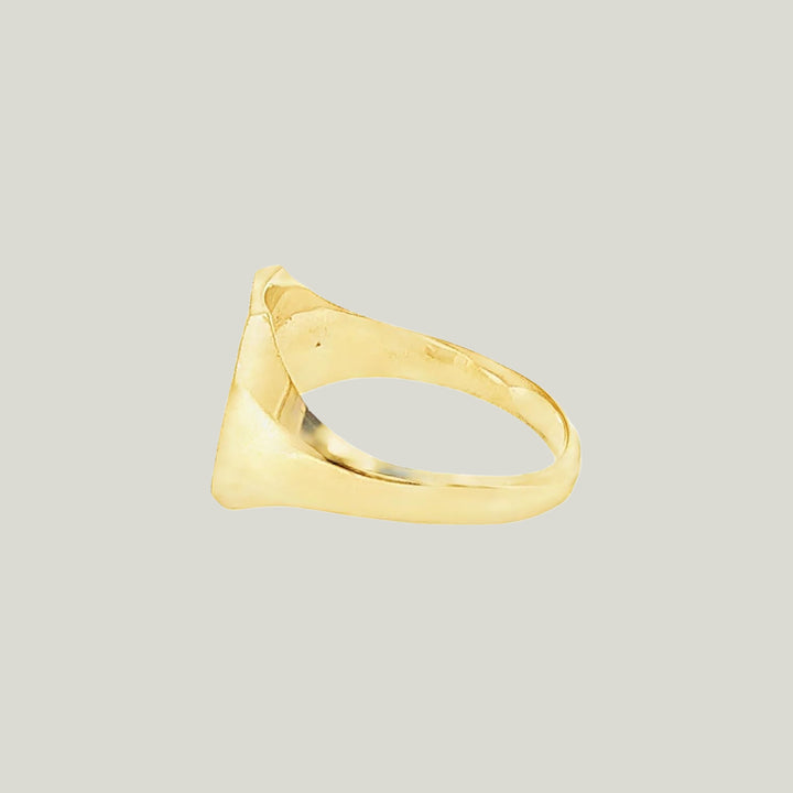 Image for Vintage 14K Yellow Gold Signet Ring