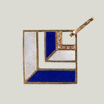 Image for Vintage 1970s 18K Yellow Gold Italian Lapis Lazuli, Mother-of-Pearl and Diamond Pendant