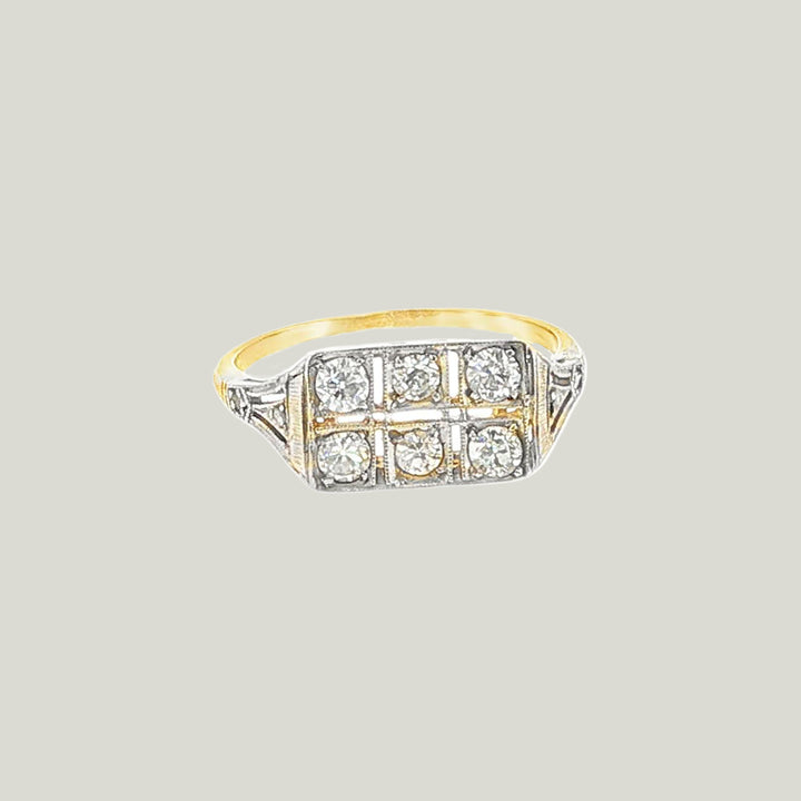 Image for Vintage Belle Époque Old Mine-Cut Diamond Ring