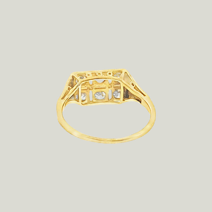 Image for Vintage Belle Époque Old Mine-Cut Diamond Ring