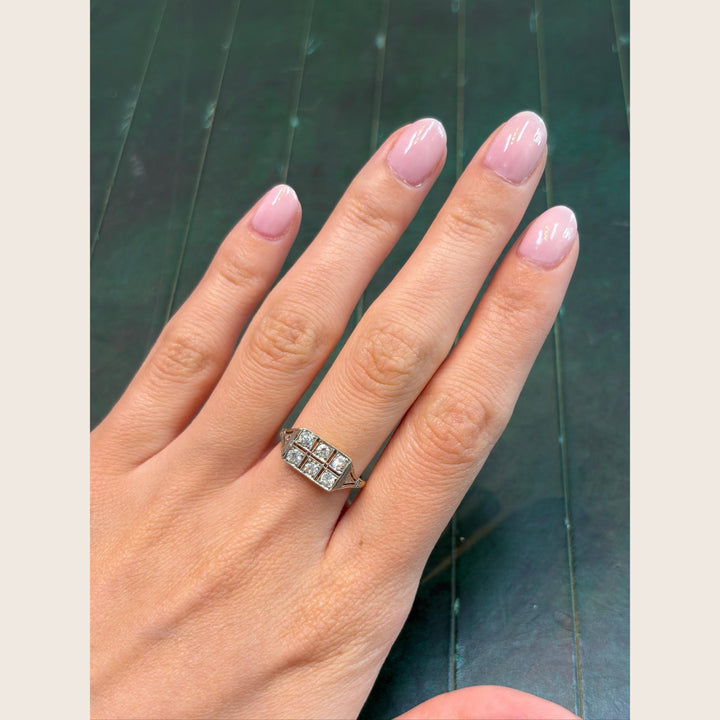 Image for Vintage Belle Époque Old Mine-Cut Diamond Ring