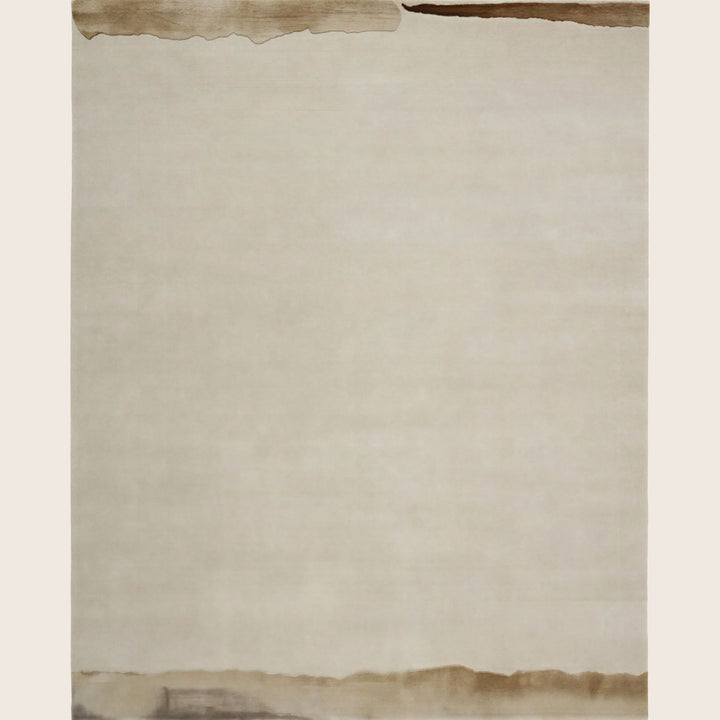 Image for Natural Contemporary Wool SIlk Allo Blend Rug - 8' x 10'
