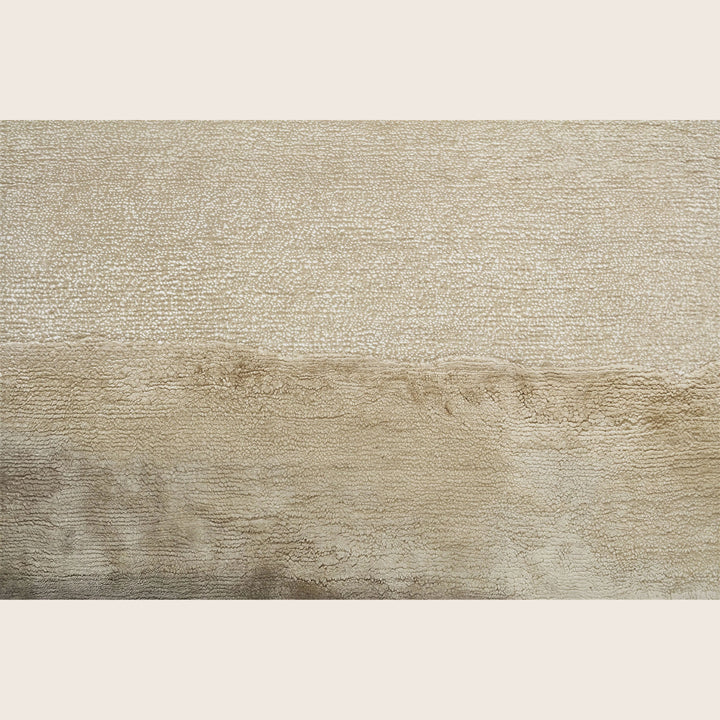 Image for Natural Contemporary Wool SIlk Allo Blend Rug - 8' x 10'