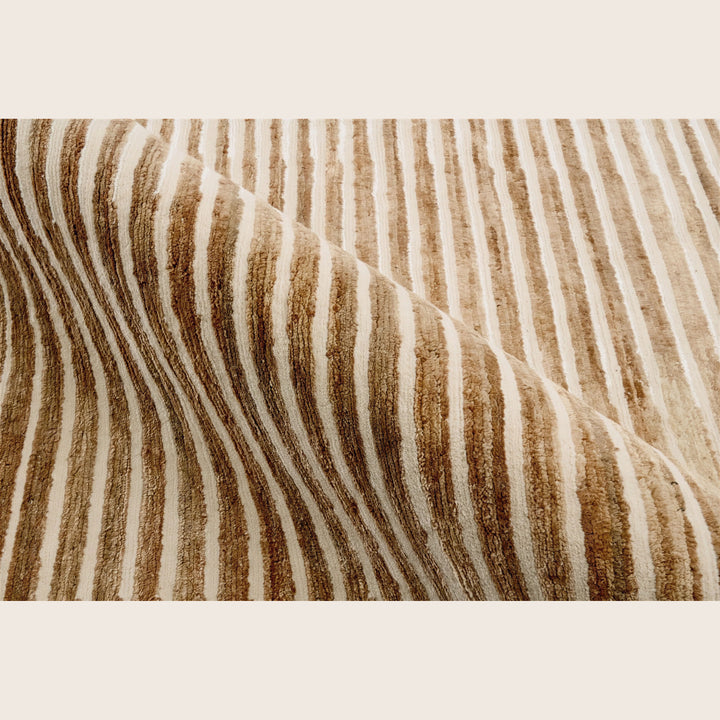 Image for Natural Contemporary Silk Wool Blend Rug - 8' x 10'