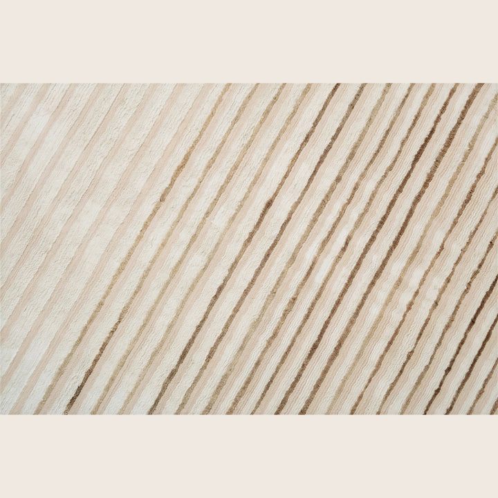 Image for Natural Contemporary Silk Wool Blend Rug - 8' x 10'