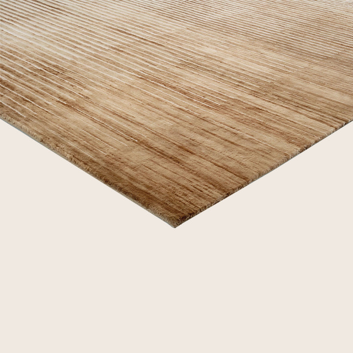 Image for Natural Contemporary Silk Wool Blend Rug - 8' x 10'