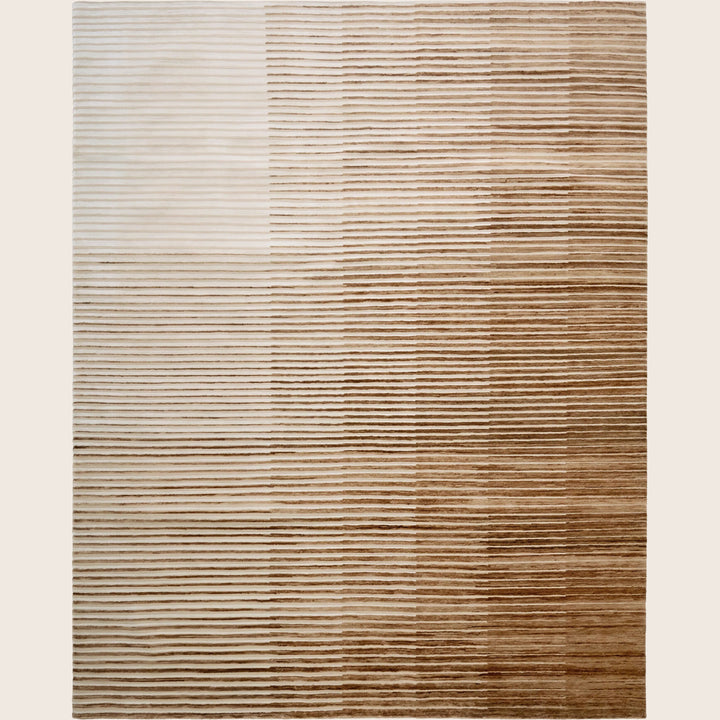 Image for Natural Contemporary Silk Wool Blend Rug - 8' x 10'