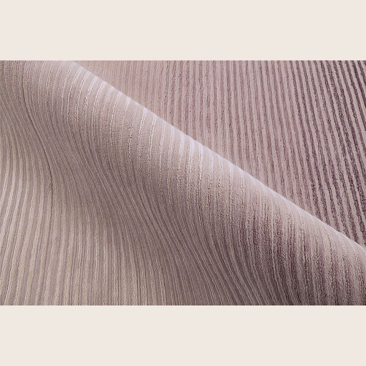 Image for Purple Contemporary Wool Silk Blend Rug - 8' x 10'