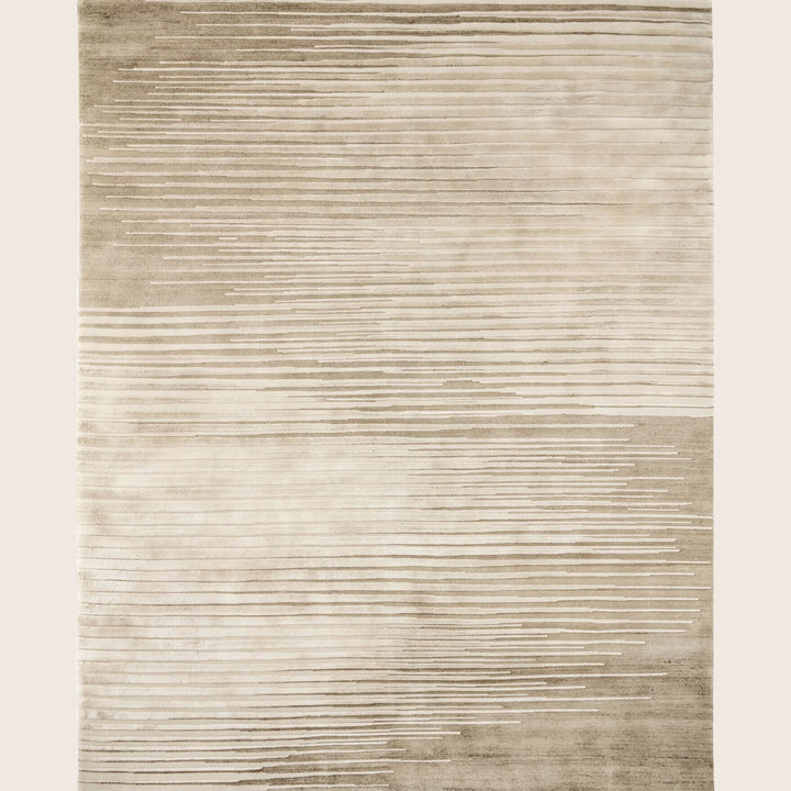 Image for Natural Contemporary Wool Silk Blend Rug - 8' x 10'