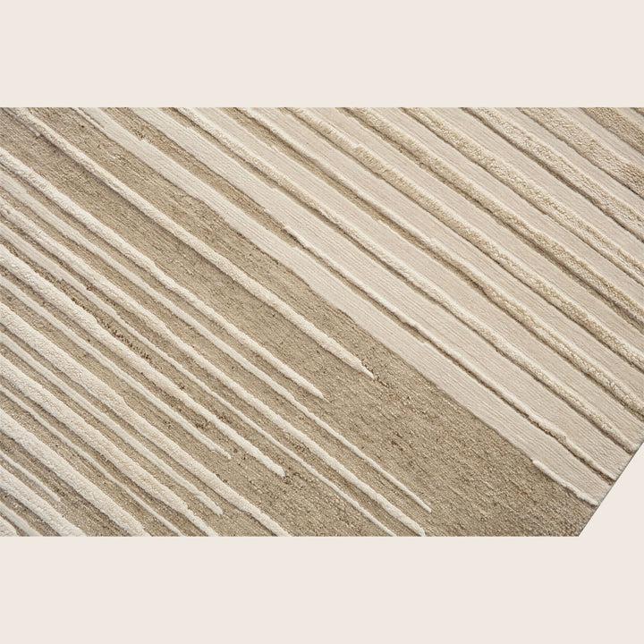 Image for Natural Contemporary Wool Silk Blend Rug - 8' x 10'