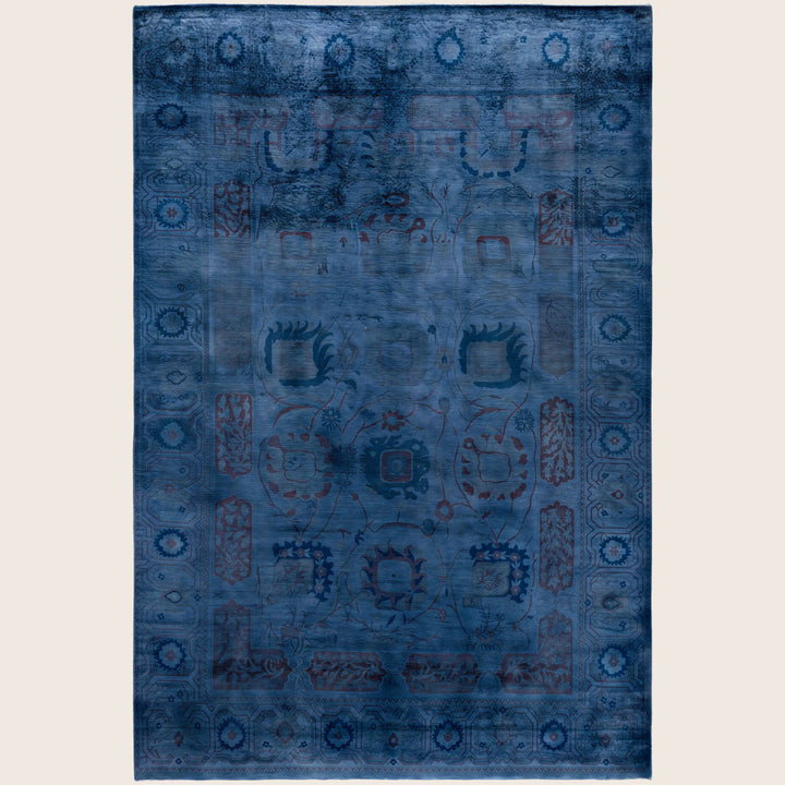 Image for Blue Samsara Wool Rug - 6'1" x 9'4"