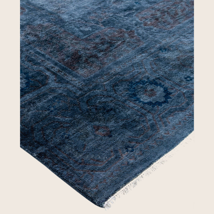 Image for Blue Samsara Wool Rug - 6'1" x 9'4"