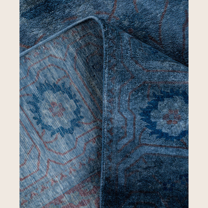 Image for Blue Samsara Wool Rug - 6'1" x 9'4"