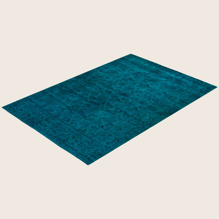 Image for Blue Samsara Wool Rug - 6'2" x 9'2"