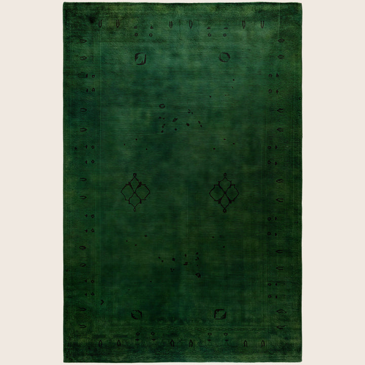 Image for Green Samsara Wool Rug - 6'2" x 9'4"