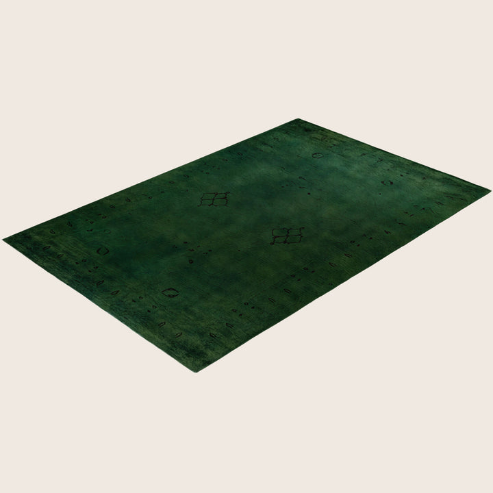 Image for Green Samsara Wool Rug - 6'2" x 9'4"