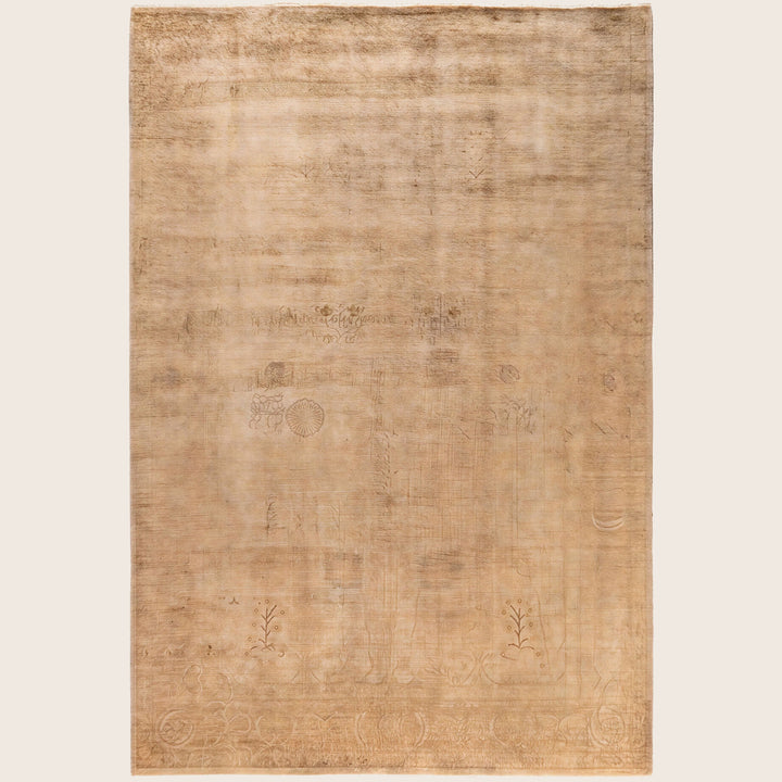 Image for Beige Samsara Wool Rug - 6'0" x 8'9"
