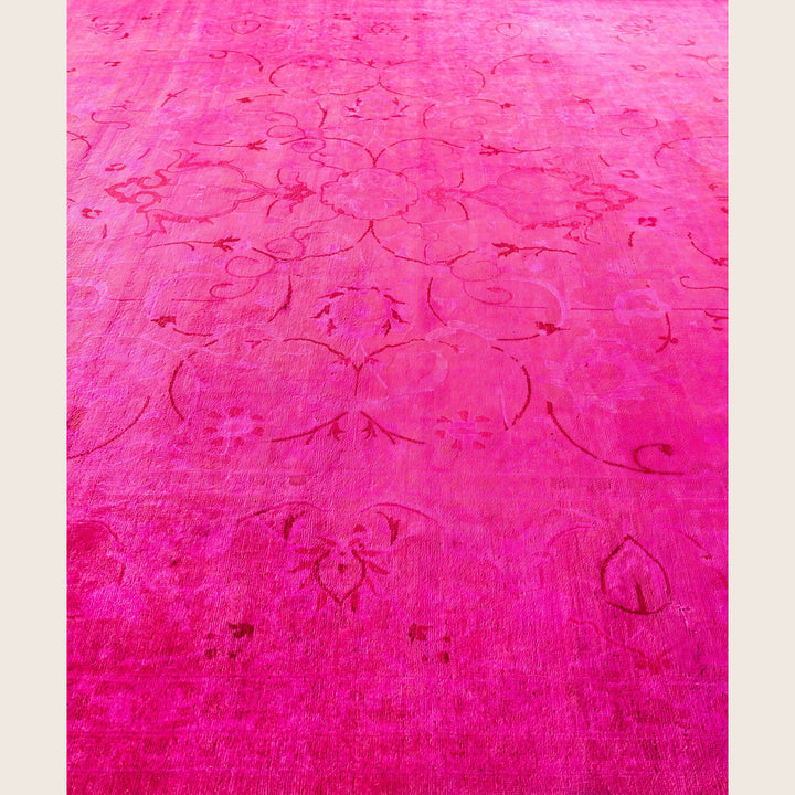 Image for Pink Samsara Wool Rug - 9'1" x 12'1"