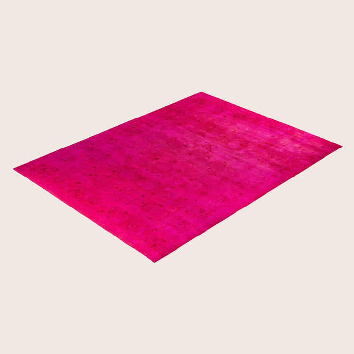 Image for Pink Samsara Wool Rug - 9'1" x 12'1"