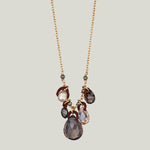 Woven Brown Silk Cord Necklace