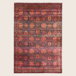 Image for Red Purple Alchemy Traditional Silk Rug - 9'9" x 14'2"
